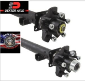 3.5K 5 O N 5" ELEC EZ-LUBE STRT 10X2.25, 2.38 TUBE, UNDERSLUNG,  NO SPRG,  95"HF 80"SC